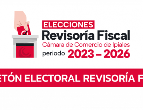 Tarjetón Electoral Revisoría Fiscal Elecciones 2023 – 2026 Cámara de Comercio de Ipiales