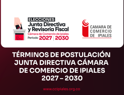 PRIMER AVISO TÉRMINOS DE POSTULACIÓN JUNTA DIRECTIVA CCI 2027 – 2030
